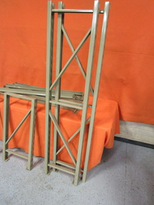 lot 345 image: Racking (2) Uprights 17x6 (2) Uprights 17x3 (6) Horizontal Arms 4