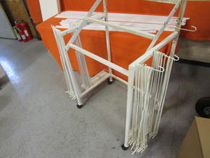 lot 369 image: Display Rack, Boards, Wall Shelf Bars