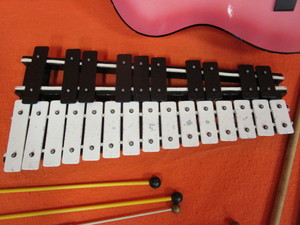 lot 410 image: Xylophone & Guitar