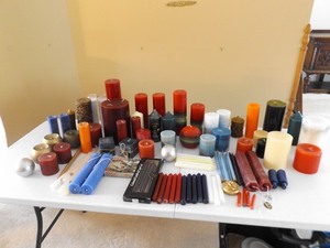 Large Lot of Unused Candles