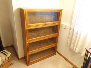 SOLID Wood 1 Piece Barristers Book Case