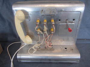 Vintage Tin Toy Switchboard