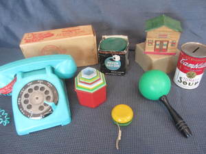 Vintage Dice Games, Baby Toys