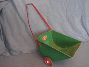 Toy Tin Garden Cart