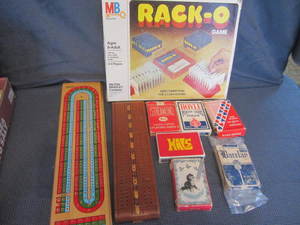 Cribbage Boards, Cards