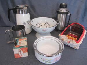 Corning Coffee, Nesting Bowls, Loaf Pan