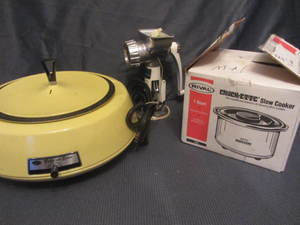 Crock Pot, Bake & Serve, Grinder