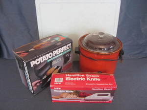 Electric Knife, Potato Baker, Crock Pot