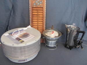 Dehydrator, Coffee & Popcorn Makers