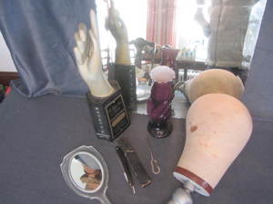 Mirror, Wig Stand, Award