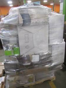 lot 25 image: WHOLESALE MIXED PALLET OF RETURNS - LIGHTING AND CEILING FANS