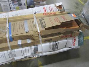 lot 82 image: WHOLESALE MIXED PALLET OF HARDWOOD FLOORING