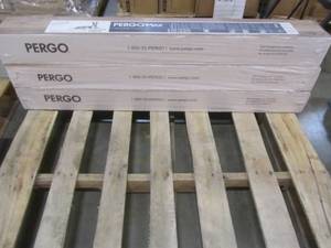 lot 121 image: (3 CASES) Pergo MAX Providence Hickory 5.23-in W x 3.93-ft L Handscraped Wood Plank Laminate Flooring LF000794