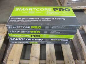 lot 133 image: (5 CASES) SMARTCORE Pro 8-Piece 12-in x 24-in Twilight Locking Vinyl Tile LX92600908