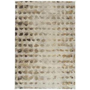 lot 211 image: Dalyn Rug Company, Plano APL32WH8X11 Abstract Polka Wheat 7 10 X 10 7 Area Rug.
