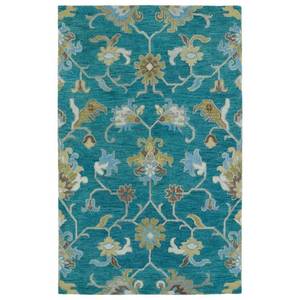 lot 254 image: Kaleen Helena Turquoise 8 ft. x 10 ft. Area Rug, 3209-78-810