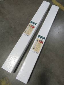 lot 228 image: 2 Veranda 4 x 4 x 39 White Traditional Post Jacket, 73003561