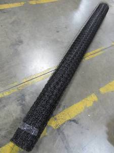lot 301 image: Tenax Black C Flex Plastic Deer and Debris Fence Approximately 7.5 X 25-50