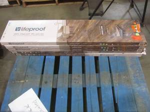 lot 140 image: (5 CASES) Lifeproof Multi-Width x 47.6 in. Texas Oak Luxury Vinyl Plank Flooring (19.53 sq. ft.  case) I127913L