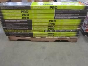 lot 144 image: (11 CASES) SMARTCORE Pro 7-Piece 7.08-in x 48.03-in Covington Oak Luxury Locking Vinyl Plank Flooring LX92505038