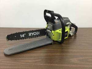 lot 5 image: Ryobi 14 in. 37cc 2-Cycle Gas Chainsaw
