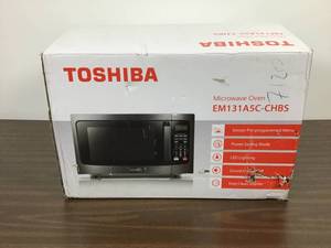 lot 11 image: Toshiba 1.2 cu. ft. Black Stainless Steel Countertop Microwave Oven with Smart Sensor