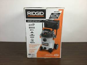 lot 13 image: Ridgid 16 Gal. 6.5-Peak HP Stainless Steel WetDry Shop Vacuum with Fine Dust Filter, Hose and Accessories