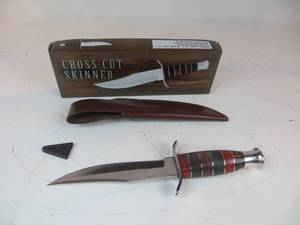 Cross Cut Skinner Knife