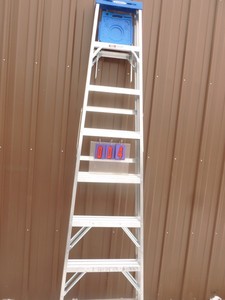 Werner 8 step ladder. New condition. As shown.