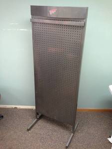 lot 106 image: Pegboard Display Stand