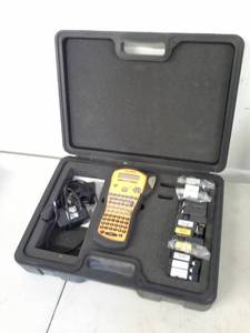lot 1010 image: Dymo RhinoPRO 5000 Industrial Label Maker, Heat Shrink Tubes, Hard Carry Case