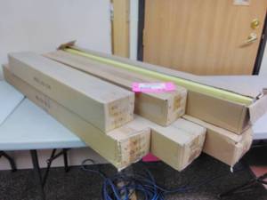 lot 144 image: Lot of (6 Cases) Jesco Lighting Group Jesco Lites 4100K Sleek Plus T5 3-Wire Lights SG5-2841W 6-Count