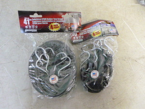 2 Packs of Erickson Industrial EPDM Rubber Tarp Straps