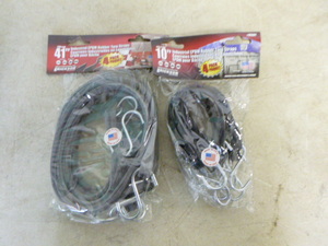 2 Packs of Erickson Industrial EPDM Rubber Tarp Straps