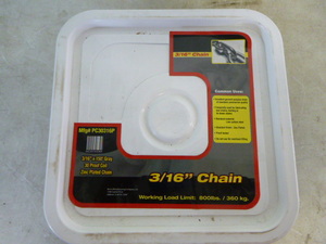 Gray 30 Proof Coil Zinc Plated Chain