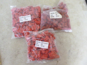 3 Packs of Red Wire Connectors