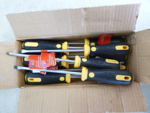 Case of Ultra Steel 14 X 6 Slotted Screwdrivers