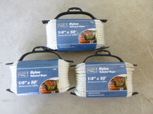 3 Spools of Reese Nylon Twisted Rope
