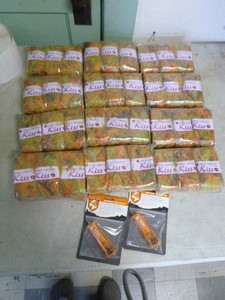 12 Packs of Red Heart Kiss Yarn