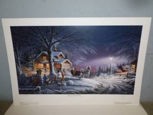 lot 2 image: Terry Redlin Print