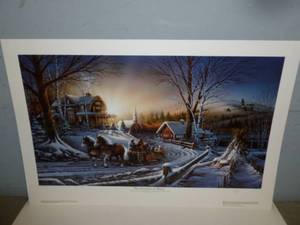 lot 3 image: Terry Redlin Print