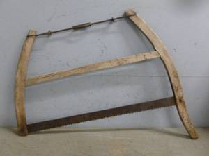 lot 18 image: Antique Buck Saw