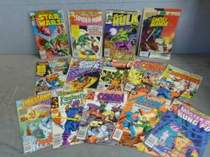 lot 57 image: Vintage Comic Books