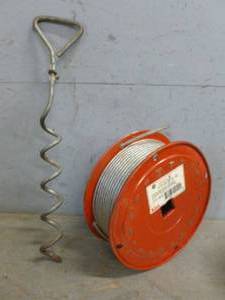 lot 83 image: Galvanized Cable