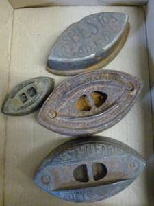 lot 115 image: Antique Sad Irons