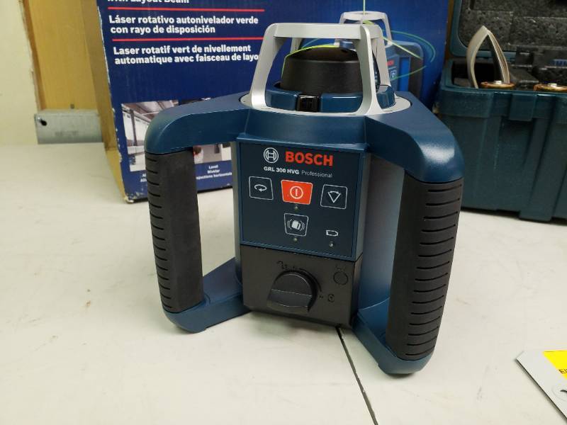 Bosch Self Leveling Green Rotary Laser With Layout Beam Grl300hvg