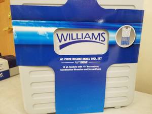 lot 49 image: Williams 61-Piece Deluxe Mixed Tool Set 12in. Drive