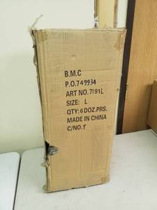 lot 66 image: Lot of (1 Case) Boss Pigskin Driver Size L 6-Dozen Pairs