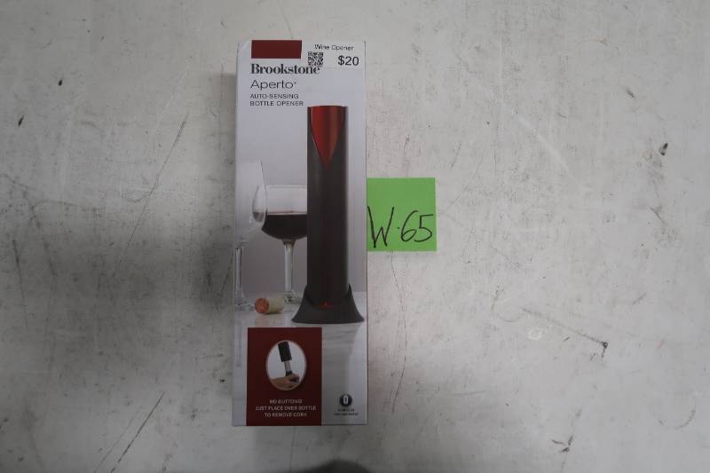 Brookstone Aperto the Amazing Button free Magic Wine Bottle