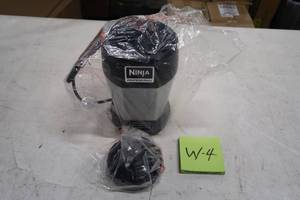 lot W4 image: Hover Image to Zoom Nutri Ninja Pro 24 oz. Single Speed Black High Speed Single Serve Blender by Ninja